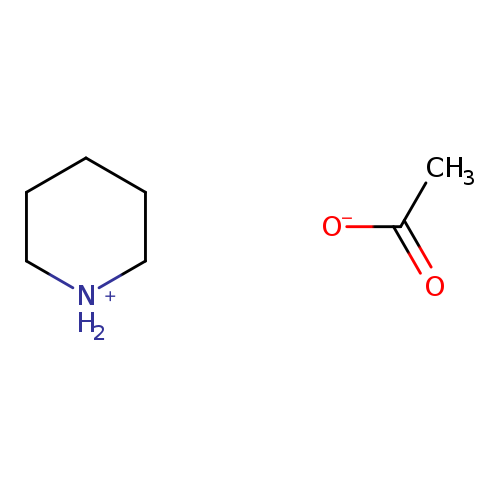 C1CCC[NH2+]C1.[O-]C(=O)C
