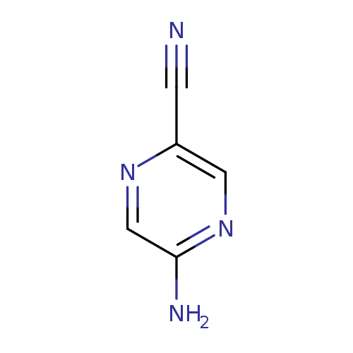 Nc1cnc(cn1)C#N