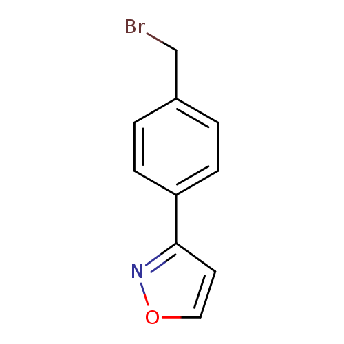 BrCc1ccc(cc1)c1nocc1