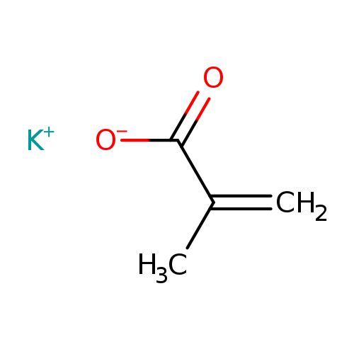 CC(=C)C(=O)[O-].[K+]