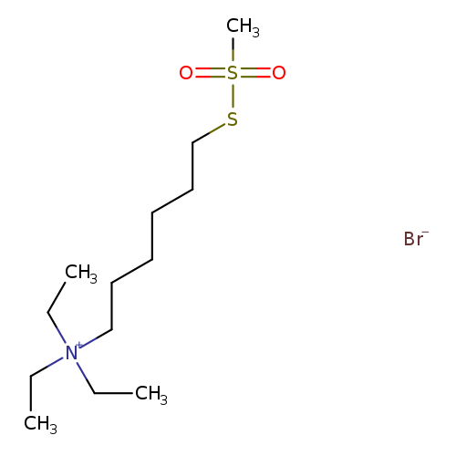 CC[N+](CCCCCCSS(=O)(=O)C)(CC)CC.[Br-]