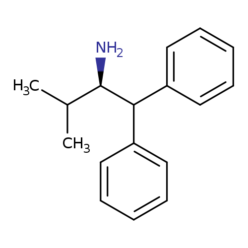 N[C@@H](C(c1ccccc1)c1ccccc1)C(C)C