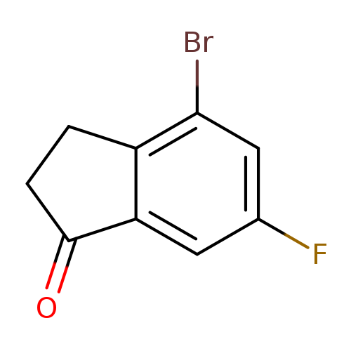 Fc1cc(Br)c2c(c1)C(=O)CC2