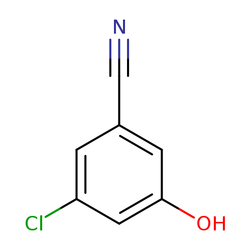 N#Cc1cc(O)cc(c1)Cl