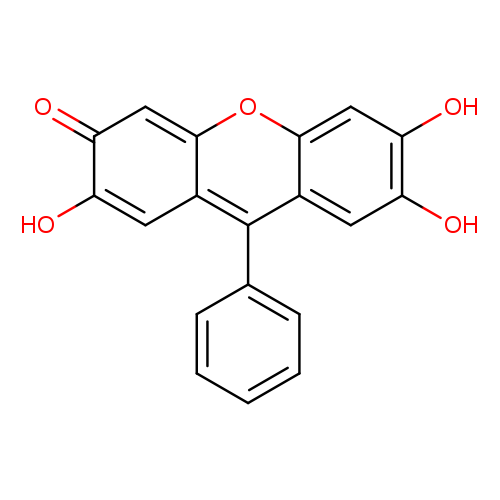 Oc1cc2c(cc1O)oc1c(c2c2ccccc2)cc(c(=O)c1)O