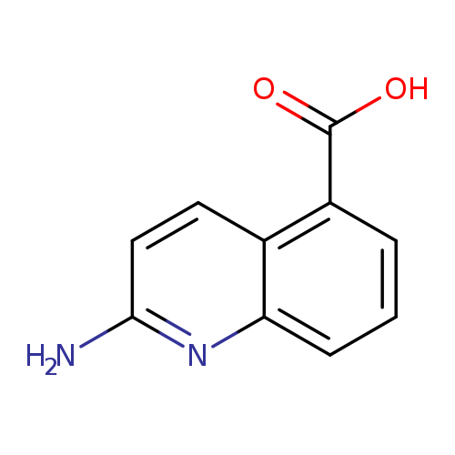 Nc1ccc2c(n1)cccc2C(=O)O