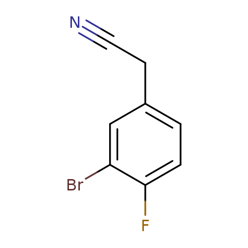 N#CCc1ccc(c(c1)Br)F