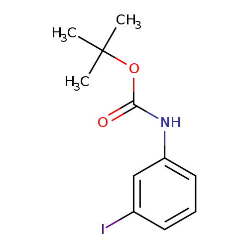 O=C(OC(C)(C)C)Nc1cccc(c1)I