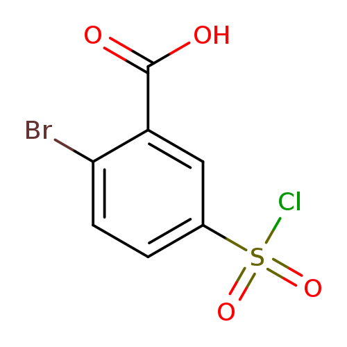 OC(=O)c1cc(ccc1Br)S(=O)(=O)Cl