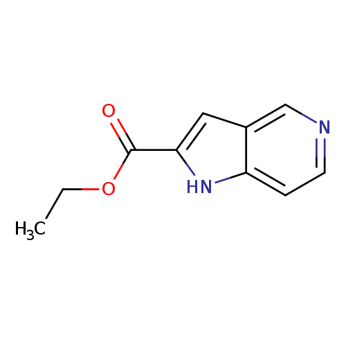 CCOC(=O)c1cc2c([nH]1)ccnc2