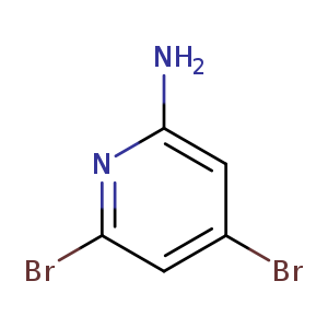 Brc1cc(N)nc(c1)Br