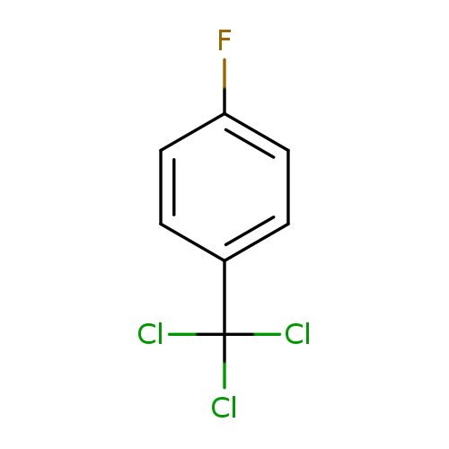 ClC(c1ccc(cc1)F)(Cl)Cl