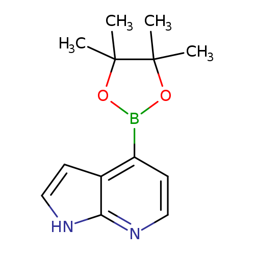CC1(C)OB(OC1(C)C)c1ccnc2c1cc[nH]2