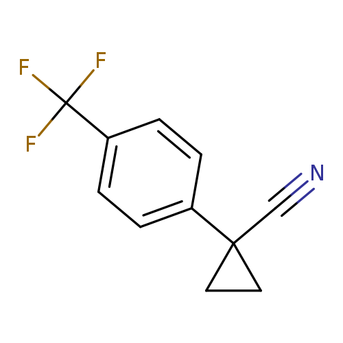 N#CC1(CC1)c1ccc(cc1)C(F)(F)F
