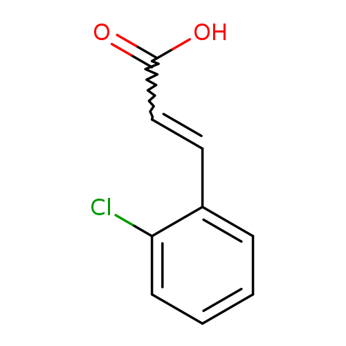 OC(=O)C=Cc1ccccc1Cl