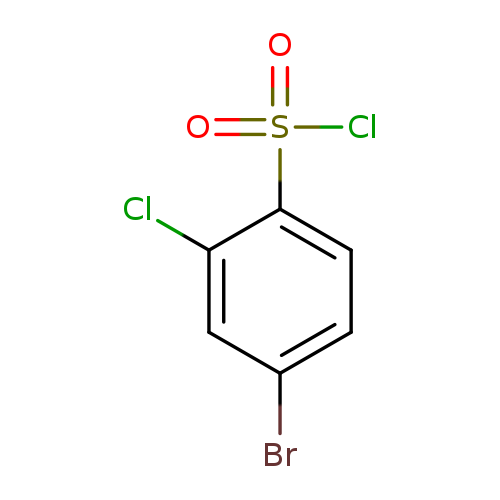 Brc1ccc(c(c1)Cl)S(=O)(=O)Cl