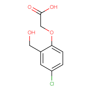 OCc1cc(Cl)ccc1OCC(=O)O