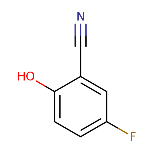 N#Cc1cc(F)ccc1O