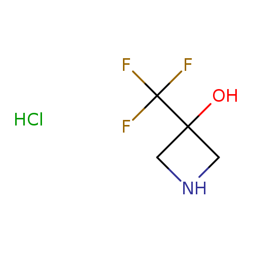 FC(C1(O)CNC1)(F)F.Cl