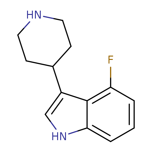 Fc1cccc2c1c(c[nH]2)C1CCNCC1