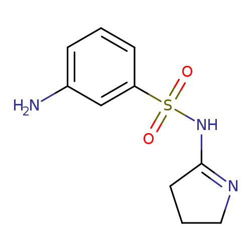 Nc1cccc(c1)S(=O)(=O)NC1=NCCC1