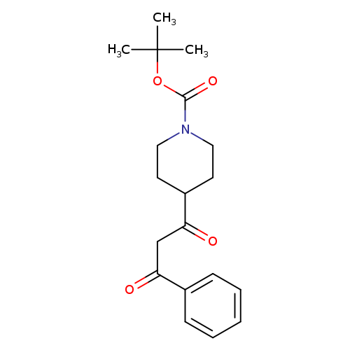 O=C(C1CCN(CC1)C(=O)OC(C)(C)C)CC(=O)c1ccccc1