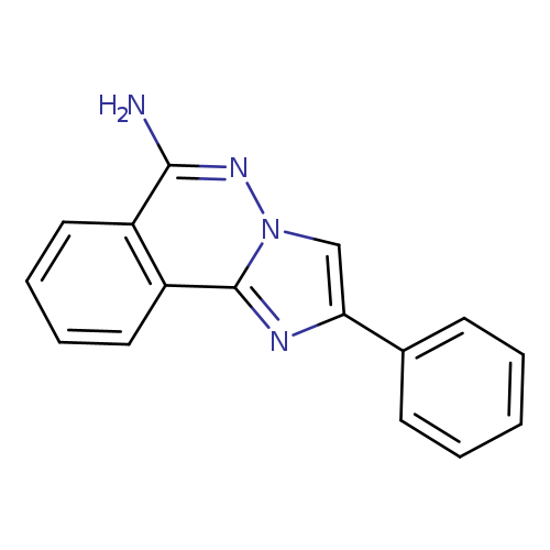 Nc1nn2cc(nc2c2c1cccc2)c1ccccc1