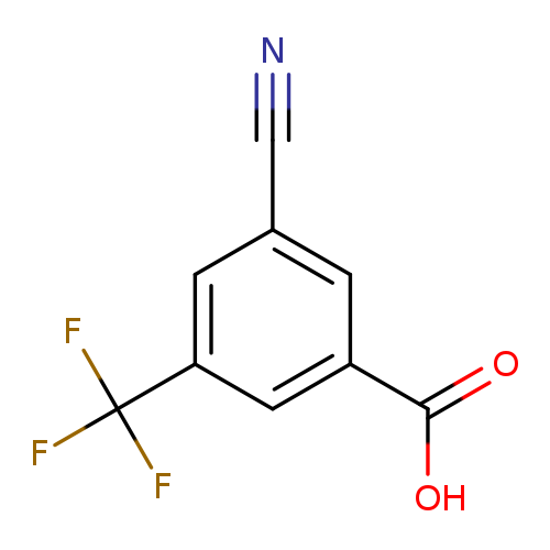 N#Cc1cc(cc(c1)C(F)(F)F)C(=O)O