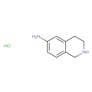 Nc1ccc2c(c1)CCNC2.Cl