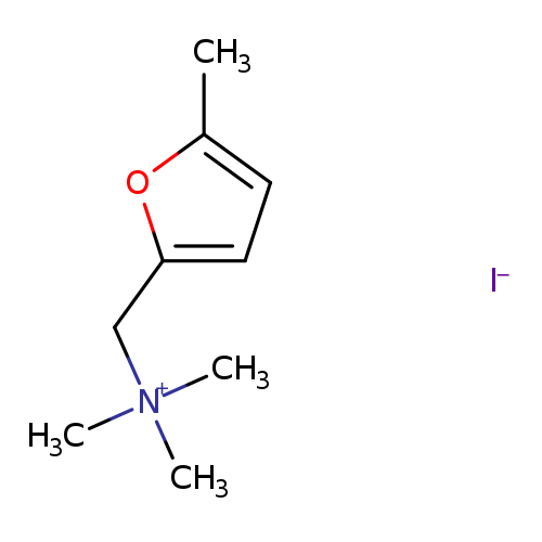 Cc1ccc(o1)C[N+](C)(C)C.[I-]