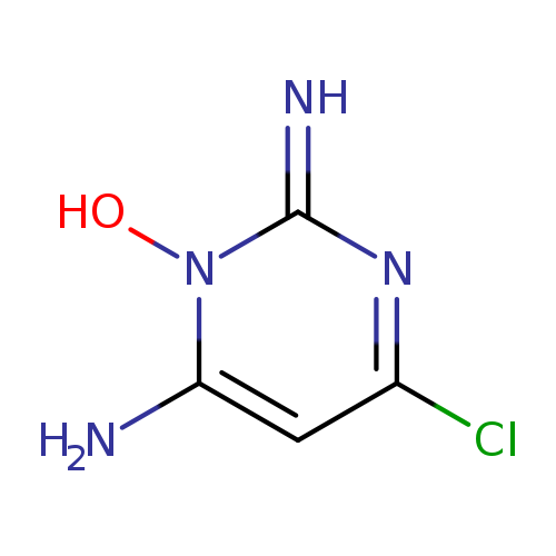 Nc1cc(Cl)nc(=N)n1O