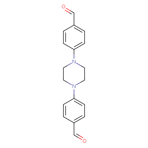 O=Cc1ccc(cc1)N1CCN(CC1)c1ccc(cc1)C=O