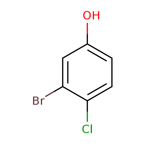 Oc1ccc(c(c1)Br)Cl