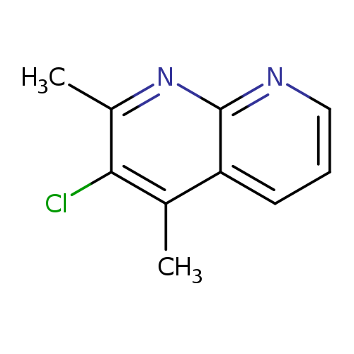 Cc1nc2ncccc2c(c1Cl)C