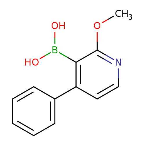 COc1nccc(c1B(O)O)c1ccccc1