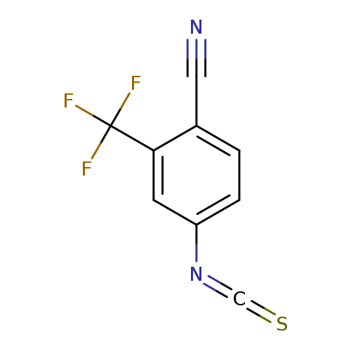 S=C=Nc1ccc(c(c1)C(F)(F)F)C#N