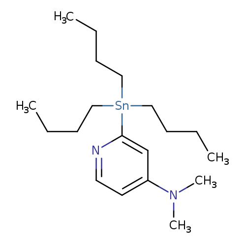 CCCC[Sn](c1nccc(c1)N(C)C)(CCCC)CCCC