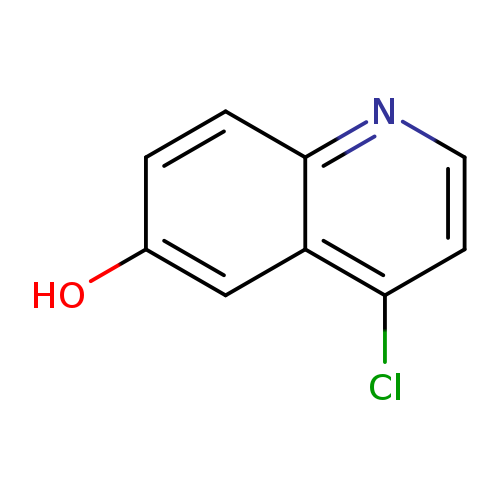 Oc1ccc2c(c1)c(Cl)ccn2