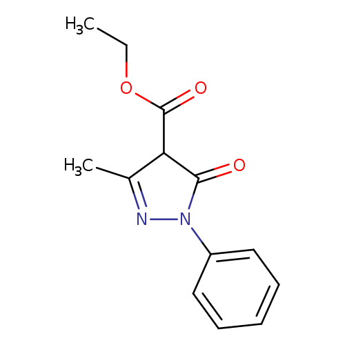 CCOC(=O)C1C(=NN(C1=O)c1ccccc1)C