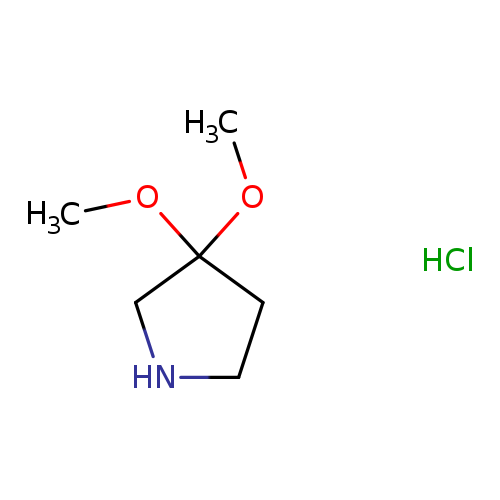 COC1(OC)CNCC1.Cl