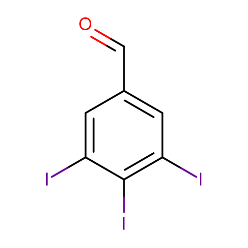 O=Cc1cc(I)c(c(c1)I)I