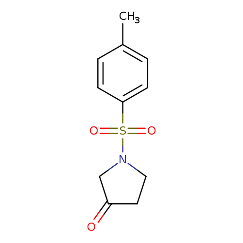 O=C1CCN(C1)S(=O)(=O)c1ccc(cc1)C