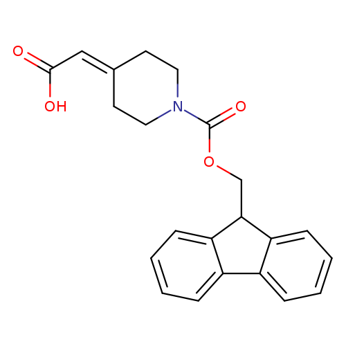 OC(=O)C=C1CCN(CC1)C(=O)OCC1c2ccccc2c2c1cccc2