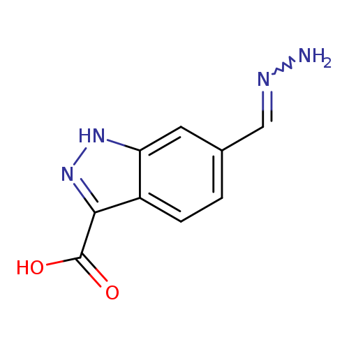 NN=Cc1ccc2c(c1)[nH]nc2C(=O)O