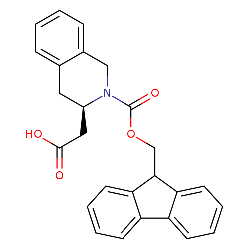 OC(=O)C[C@H]1Cc2ccccc2CN1C(=O)OCC1c2ccccc2c2c1cccc2