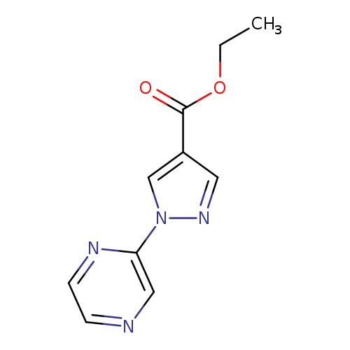 CCOC(=O)c1cn(nc1)c1cnccn1