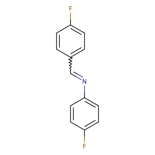 Fc1ccc(cc1)N=Cc1ccc(cc1)F