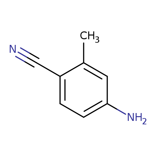 N#Cc1ccc(cc1C)N