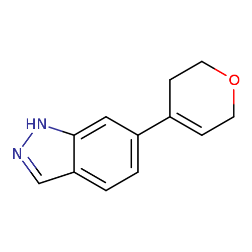 O1CCC(=CC1)c1ccc2c(c1)[nH]nc2