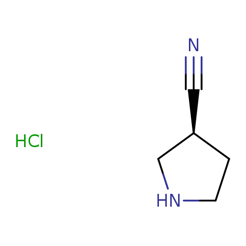 N#C[C@@H]1CNCC1.Cl